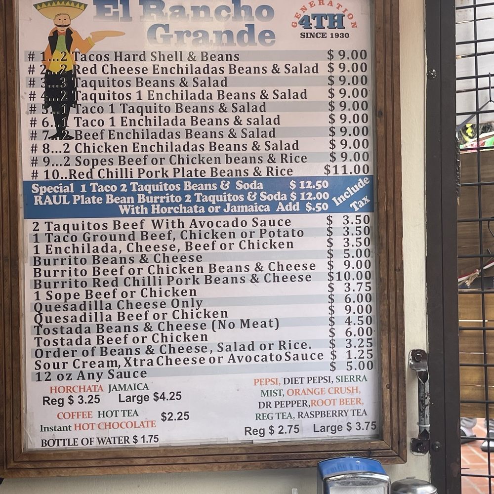 El Rancho Grande - The menu - Mexican Near Me - Los Angeles, California El Rancho Grande - The menu - Mexican Near Me - Los Angeles, California