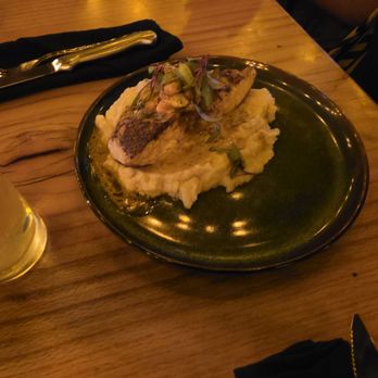 Primal Steakhouse - Salmon and garlic mashed potatoes - Steakhouses Near Me - The Colony, Texas Primal Steakhouse - Salmon and garlic mashed potatoes - Steakhouses Near Me - The Colony, Texas