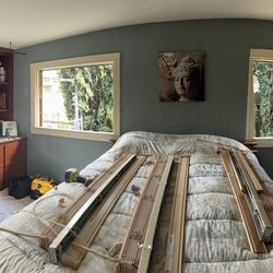 Redwood Glass & Windows - My bedroom with 3 windows removed.
