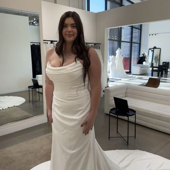 Best Bridal & Alterations - my dress when I first picked it up from the dress shop in November 2025! - Sewing & Alterations Near Me - Phoenix, Arizona