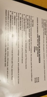 Menu photo 2 Thai 55 Durham, NC