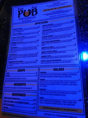 Menu photo 4 East End Pub Charleston, WV Menu photo 4 East End Pub Charleston, WV