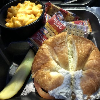 Chicken Salad Chick - Chicken Salad Sandwich on a Croissant . . . with Mac and Cheese . . . - Salad Near Me - Destin, Florida Chicken Salad Chick - Chicken Salad Sandwich on a Croissant . . . with Mac and Cheese . . . - Salad Near Me - Destin, Florida