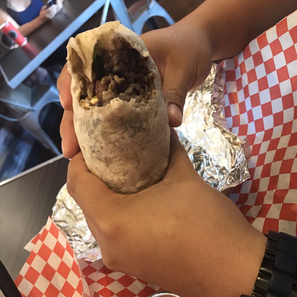 Red Panka - Tofu saltado burrito w/ black beans - Peruvian Near Me - Redlands, California
