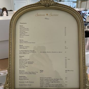 Saison Sucrees - Menu - Patisserie/Cake Shop Near Me - New Canaan, Connecticut Saison Sucrees - Menu - Patisserie/Cake Shop Near Me - New Canaan, Connecticut