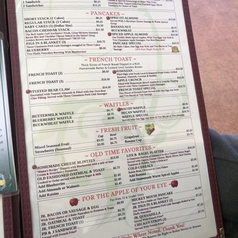 Red Apple Cafe - Menu as of 10/20/19! - Breakfast & Brunch Near Me - Aptos, California Red Apple Cafe - Menu as of 10/20/19! - Breakfast & Brunch Near Me - Aptos, California