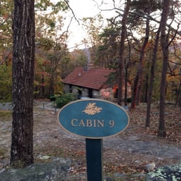 Cabin 9 from parking area.