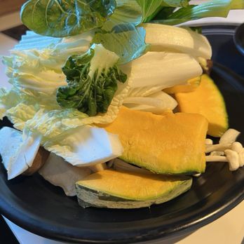 Boiling World - Assorted vegetables. - Hot Pot Near Me - Ontario, California