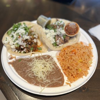 Tacos A Go Go Greenway - a plate of mexican food - Tacos Near Me - Houston, Texas Tacos A Go Go Greenway - a plate of mexican food - Tacos Near Me - Houston, Texas
