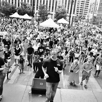 Bembe' - Cuban Salsa Dancing - Teaching at Salsa on the Square in June 2016 - Performing Arts Near Me - Austin, Texas