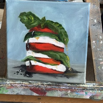 Greg Storer Art - Mozzarella, Basil and Tomato! - Art Classes Near Me - Mason, Ohio