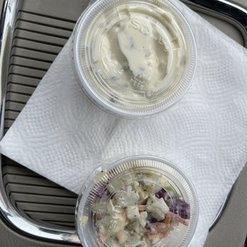 Pacific NW Best Fish - The tartar and coleslaw accompaniments - Seafood Near Me - Ridgefield, Washington Pacific NW Best Fish - The tartar and coleslaw accompaniments - Seafood Near Me - Ridgefield, Washington