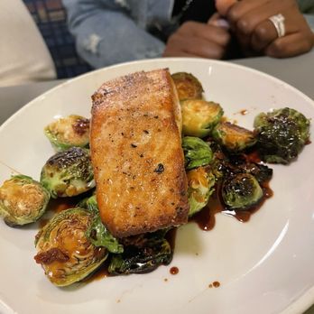 SOB Downtown - Salmon w/Brussel sprouts - Gastropubs Near Me - Memphis, Tennessee