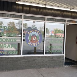 Smokey Warez - Front door and window signs