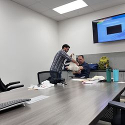 A-B-CPR and First Aid Training - Practicing a sling