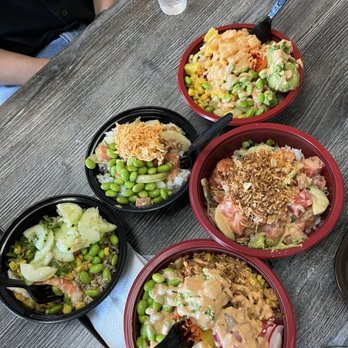 Poki Point - 2 kids bowls and 3 regular bowls - Poke Near Me - Visalia, California