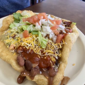 Sergio's Bakery and Cafe - Navajo taco red Chile - Bakeries Near Me - Albuquerque, New Mexico