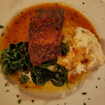 Sorriso Ristorante - Amazing blackened salmon! - Italian Near Me - Frankfort, Illinois