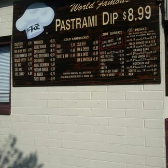 The Hat - Menu board - Sandwiches Near Me - Alhambra, California