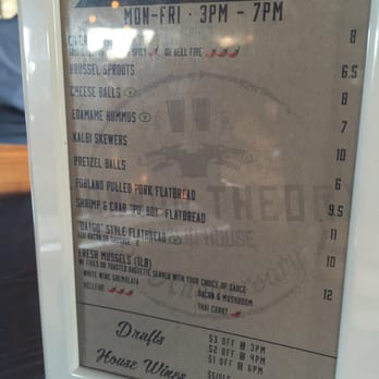 Common Theory - Happy hour menu - Gastropubs Near Me - San Diego, California