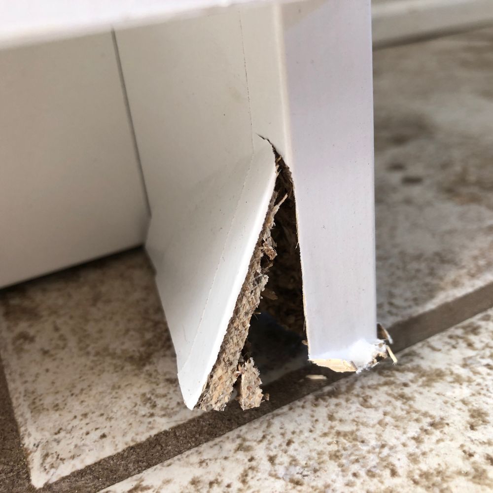 Everything Goes Movers - Broken Ikea Cabinet stuffed full of clothes due to their lack of estimate and poor packing. - Movers Near Me - San Jose, California