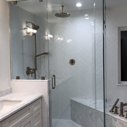 Master bath shower door!