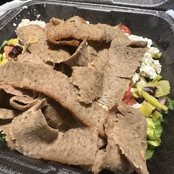 Yeero Village - So much meat for the $5 addition. Great price! - Greek Near Me - Lawrenceville, Georgia