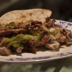 Rogh's Deli - yeah boi, philly cheese steak €9,50 but it's almost a complete meal. There might be some spare room for a brownie but that's it!