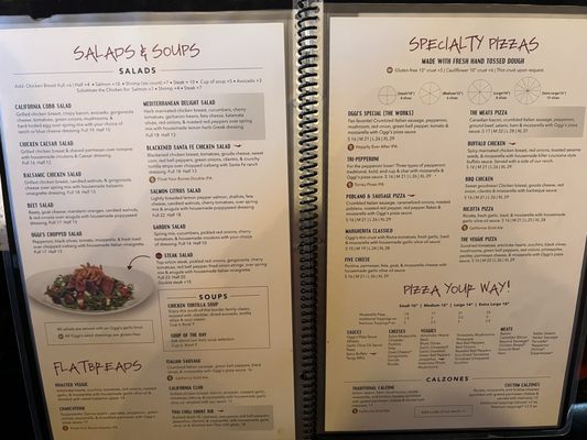 Menu photo 1 Oggi's San Diego, CA Menu photo 1 Oggi's San Diego, CA