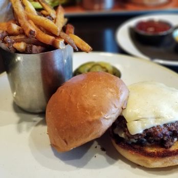 Red Cow 50th & France - This is the Double Barrel burger, sans onions. - Burgers Near Me - Minneapolis, Minnesota