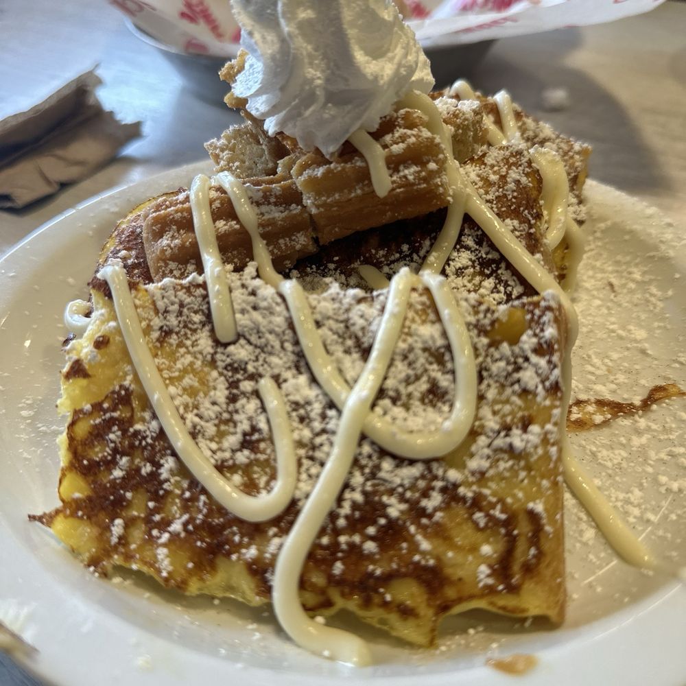 Loaded Cafe - Long Beach - Churro French toast Mini - American Near Me - Long Beach, California Loaded Cafe - Long Beach - Churro French toast Mini - American Near Me - Long Beach, California