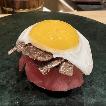 Sushi Ishikawa - wagyu truffle quail egg - Sushi Bars Near Me - New York, New York Sushi Ishikawa - wagyu truffle quail egg - Sushi Bars Near Me - New York, New York