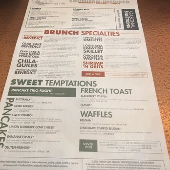 Another Broken Egg Cafe - Menus - Breakfast & Brunch Near Me - Mountain Brook, Alabama