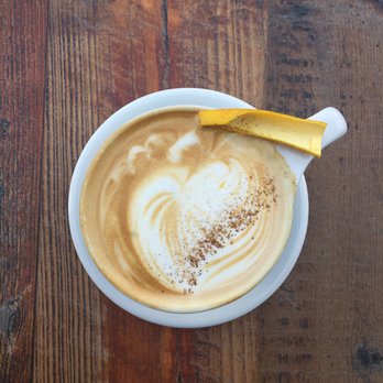 Coat Check Coffee - I know no one needs another butterscotch latte shot from above, BUT LOOK AT IT!!!! - Coffee & Tea Near Me - Indianapolis, Indiana Coat Check Coffee - I know no one needs another butterscotch latte shot from above, BUT LOOK AT IT!!!! - Coffee & Tea Near Me - Indianapolis, Indiana