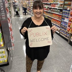 Publix - A Publix fan on the grand opening day!