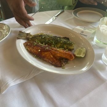 Flora - Fish two ways branzino - Mexican Near Me - Houston, Texas Flora - Fish two ways branzino - Mexican Near Me - Houston, Texas