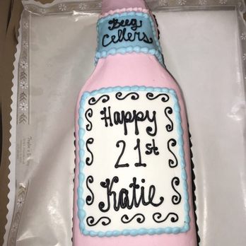 Taylor's Bakery - My BEAUTIFUL 21st birthday cake. Shaped like a wine bottle. - Bakeries Near Me - Indianapolis, Indiana Taylor's Bakery - My BEAUTIFUL 21st birthday cake. Shaped like a wine bottle. - Bakeries Near Me - Indianapolis, Indiana