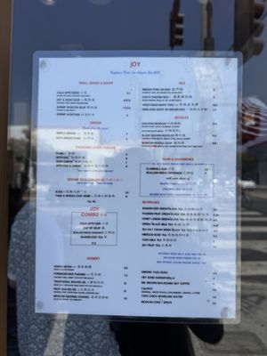 Menu photo 7 Joy Los Angeles, CA