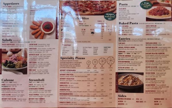 Menu photo 8 The Original Anthony's NY Pizza Casselberry, FL Menu photo 8 The Original Anthony's NY Pizza Casselberry, FL
