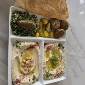 Yafa Grill - Vegetarian Plate - Mediterranean Near Me - Fresno, California
