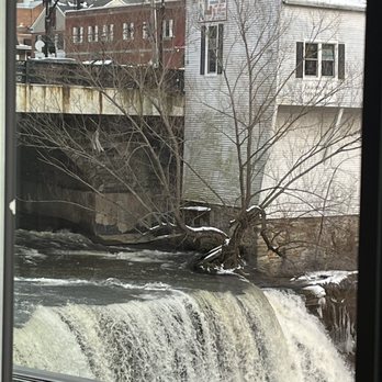 17 River Grille - View from window seating.. Chagrin Falls (literally). - American Near Me - Chagrin Falls, Ohio