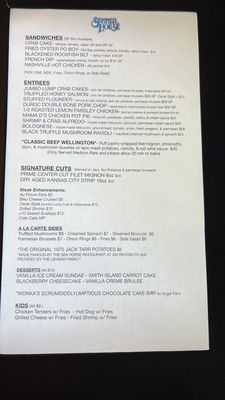 Menu photo 8 Summer House Rehoboth Beach, DE
