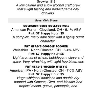 Knotty Pine Brewing - They have a large selection - American Near Me - Columbus, Ohio