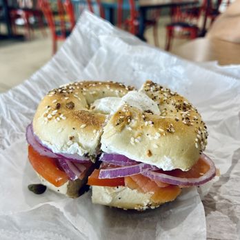Bagels R Us - Bagel with Fresh Lox - Bagels Near Me - Jacksonville, Florida