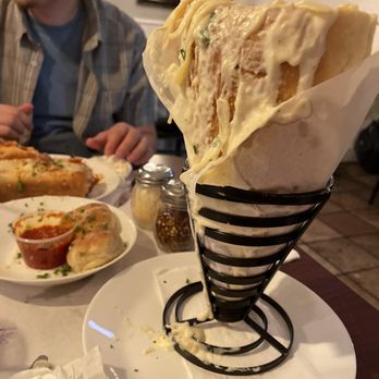 Amano - Alfredo Fettuccine in bread - Pizza Near Me - Las Vegas, Nevada Amano - Alfredo Fettuccine in bread - Pizza Near Me - Las Vegas, Nevada