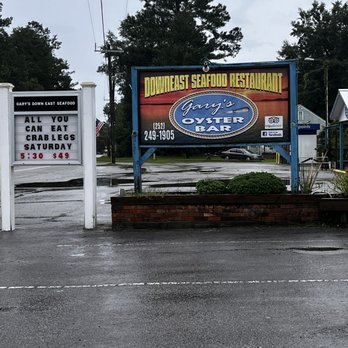 Gary's Down East Seafood - Signage - Seafood Near Me - Arapahoe, North Carolina Gary's Down East Seafood - Signage - Seafood Near Me - Arapahoe, North Carolina