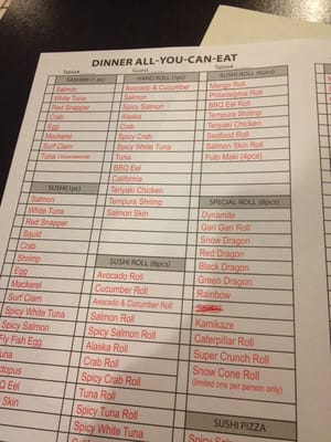 Menu photo 8 Yonge Sushi Toronto, ON