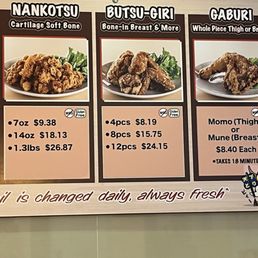 Menu Menu