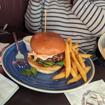Penny Lane Pub - Lamb burger special - American Near Me - Old Saybrook, Connecticut Penny Lane Pub - Lamb burger special - American Near Me - Old Saybrook, Connecticut