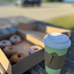 Aloha Camp Store - Delicious coffee & famous donuts - an early morning treat!